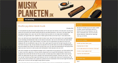 Desktop Screenshot of musikplaneten.dk