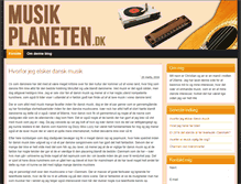 Tablet Screenshot of musikplaneten.dk